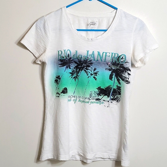 💥Style & Co 'Rio de Janeiro, Brasil' Tee Shirt - Picture 1 of 8